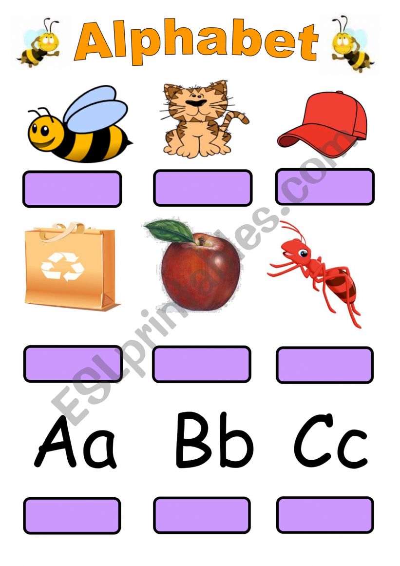 A B C  worksheet
