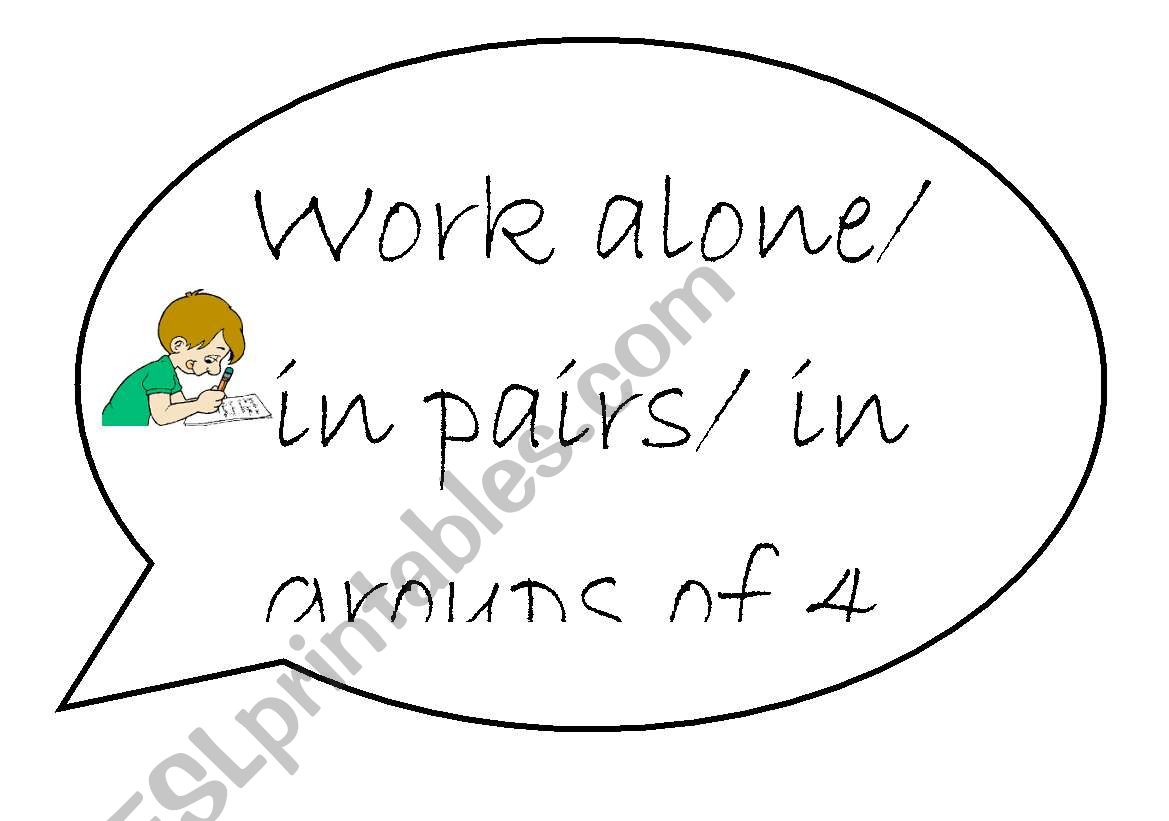 Classroom English Posters - Part 2