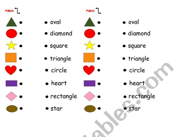 shapes worksheet