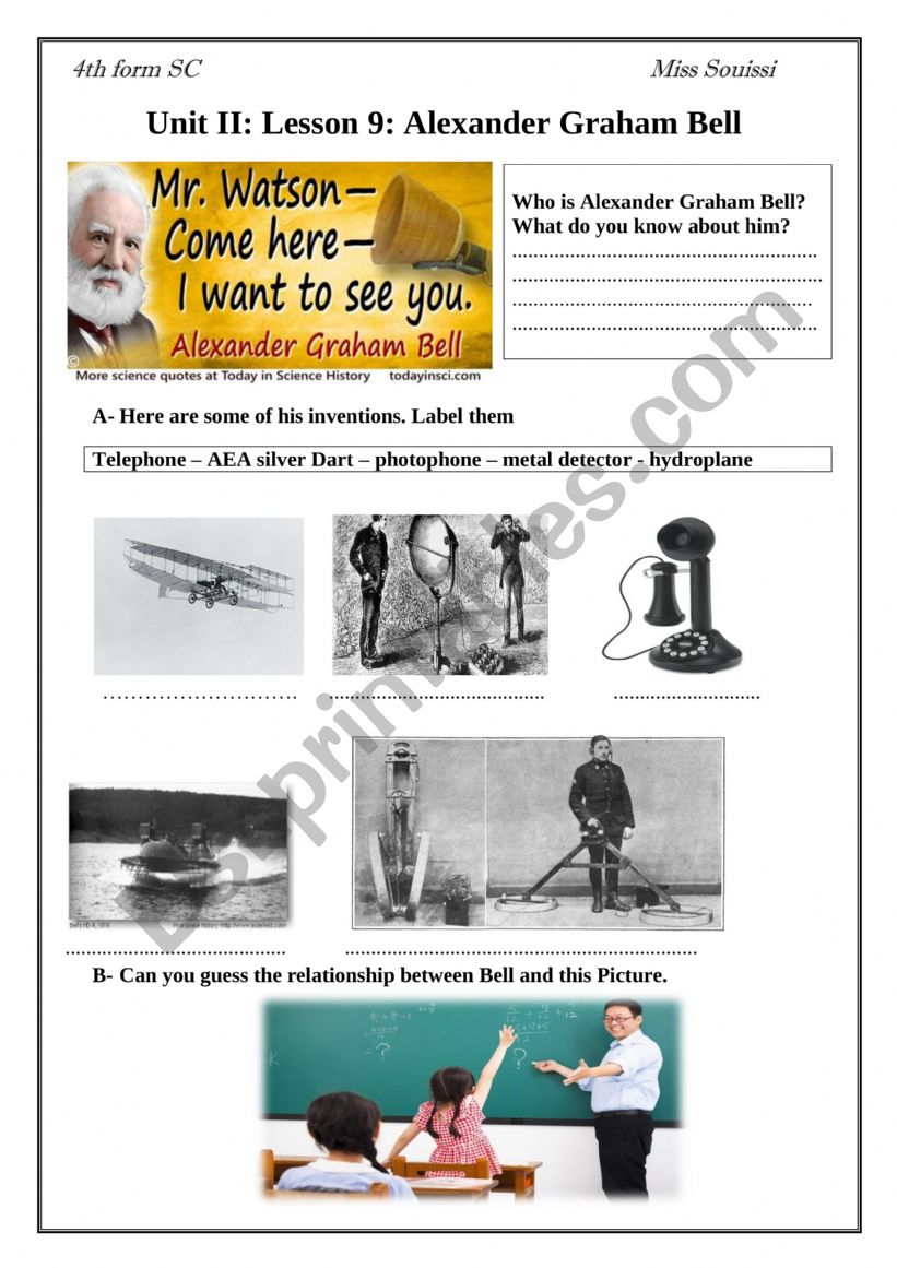 english-worksheets-alexander-grahem-bell