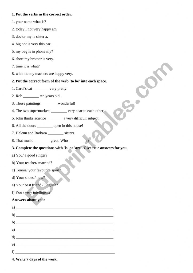 Project U2 worksheet