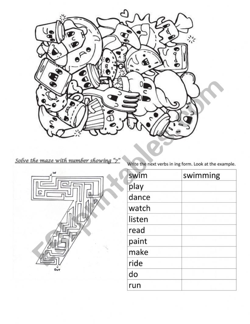 Solve The Mace and Colour worksheet