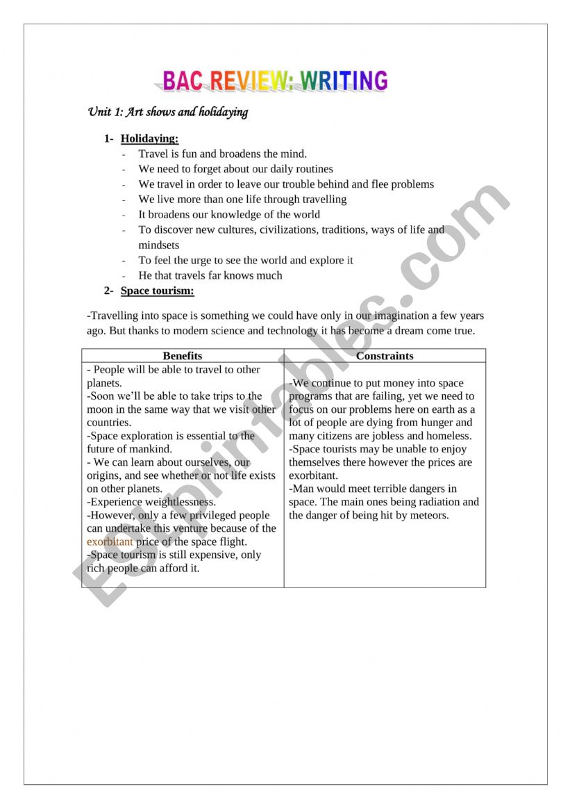 Means of entertainment  worksheet