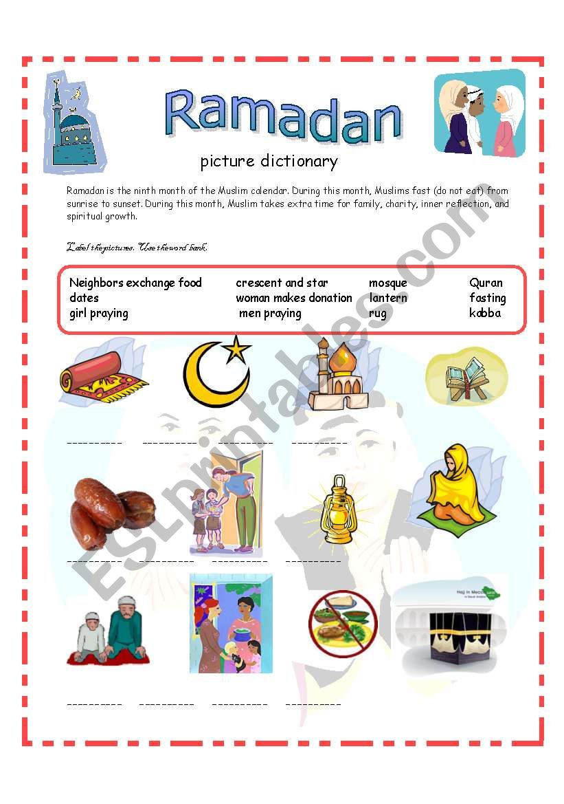 Ramadan Picture Dictionary 13-09-08