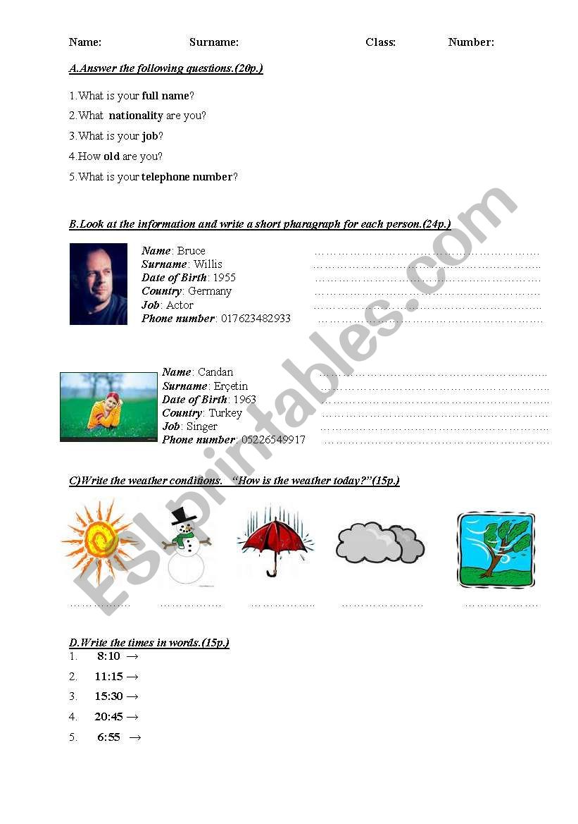 worksheet for beginners worksheet