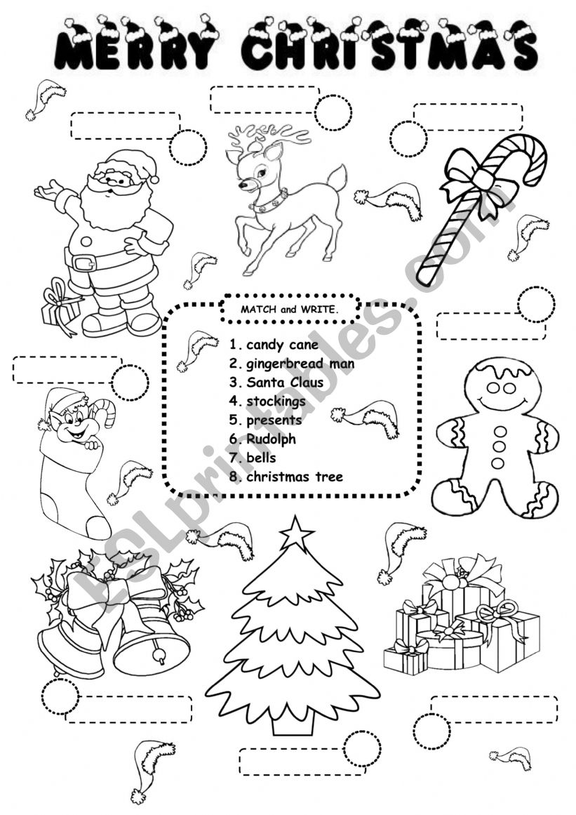 Christmas worksheet