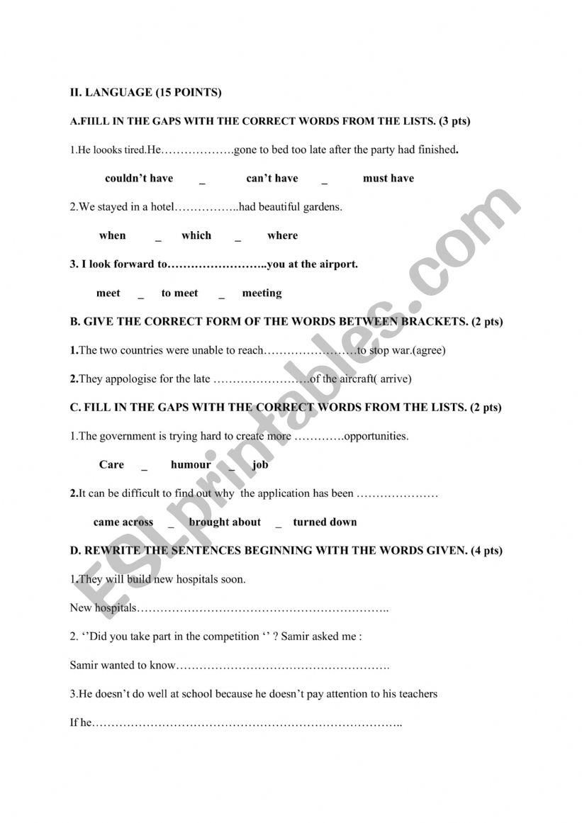 lesson plan worksheet