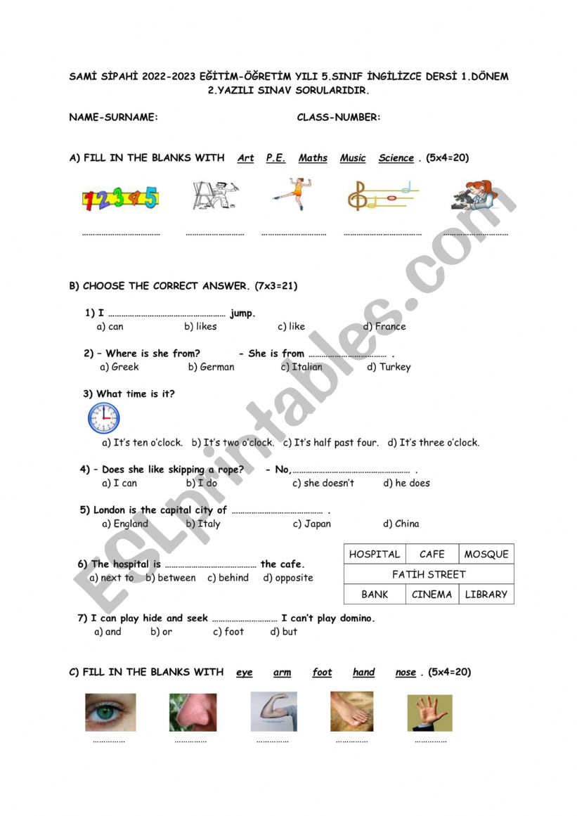 simple present worksheet