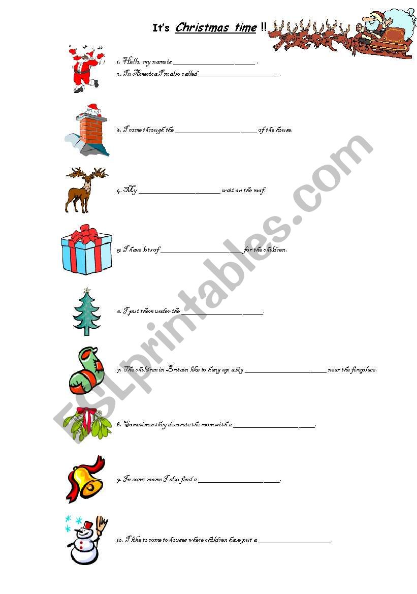 xmas quiz worksheet