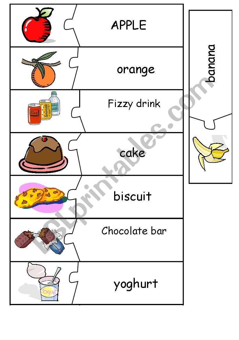 FOOD worksheet