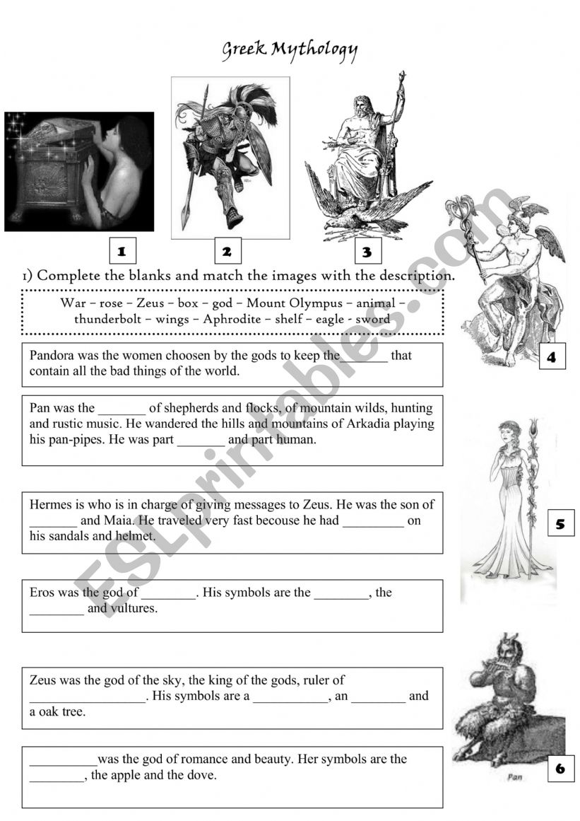 greek worksheet