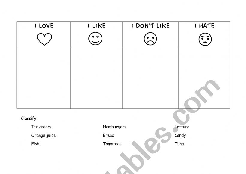 I like I donÃ¯Â¿Â½t like exercises