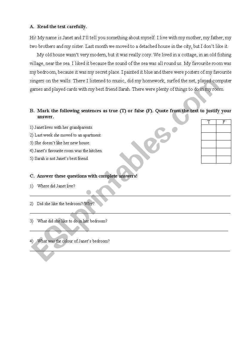 Simple Past worksheet