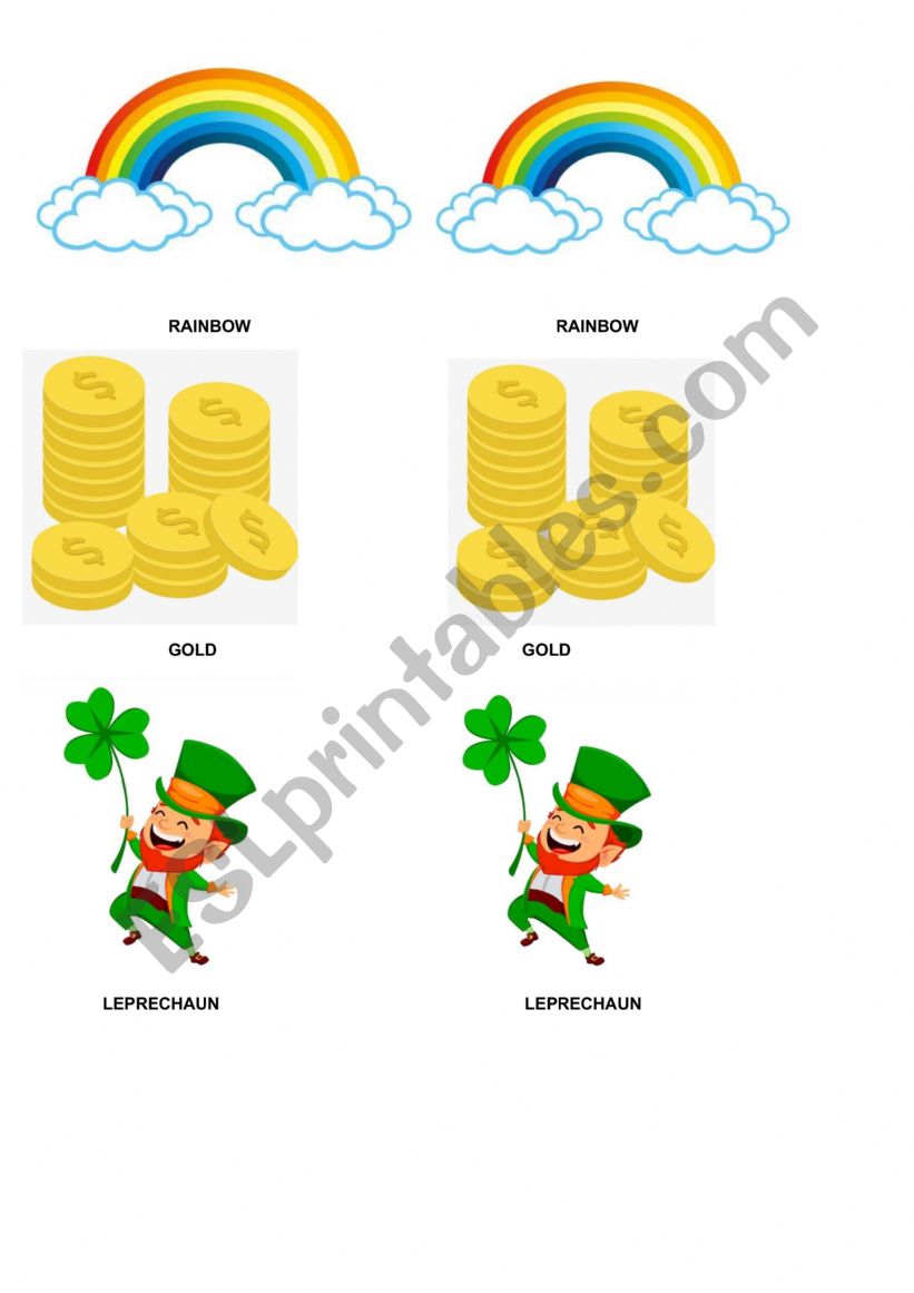 St. PatrckÃ¯Â¿Â½s Day Memory Game