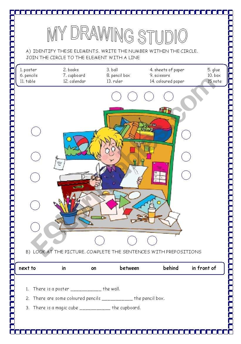THERE IS /THERE ARE - PREPOSITIONS 
