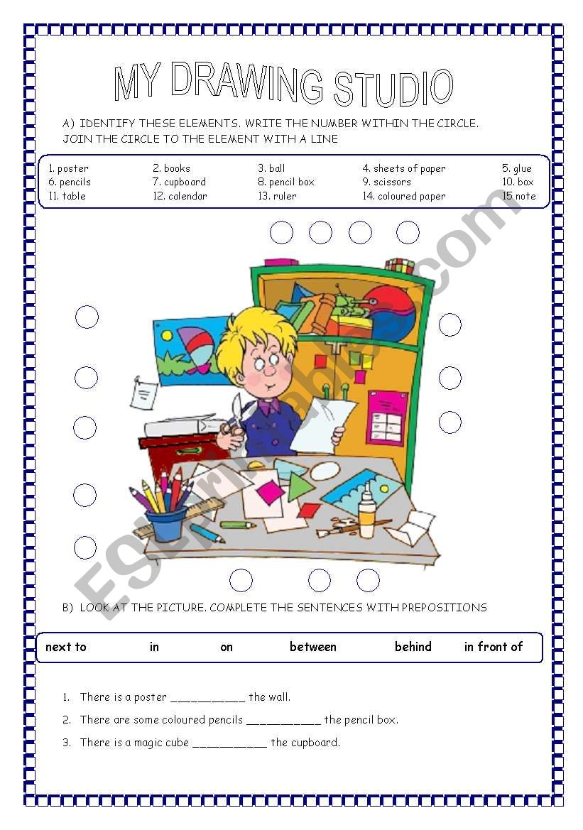 THERE IS /THERE ARE - PREPOSITIONS 