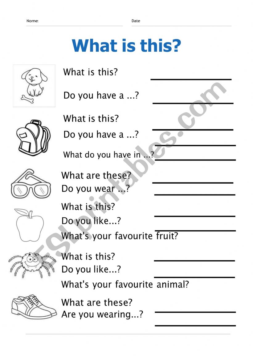 what is this? starters exam help
