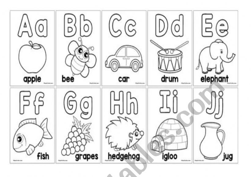 Alphabet worksheet