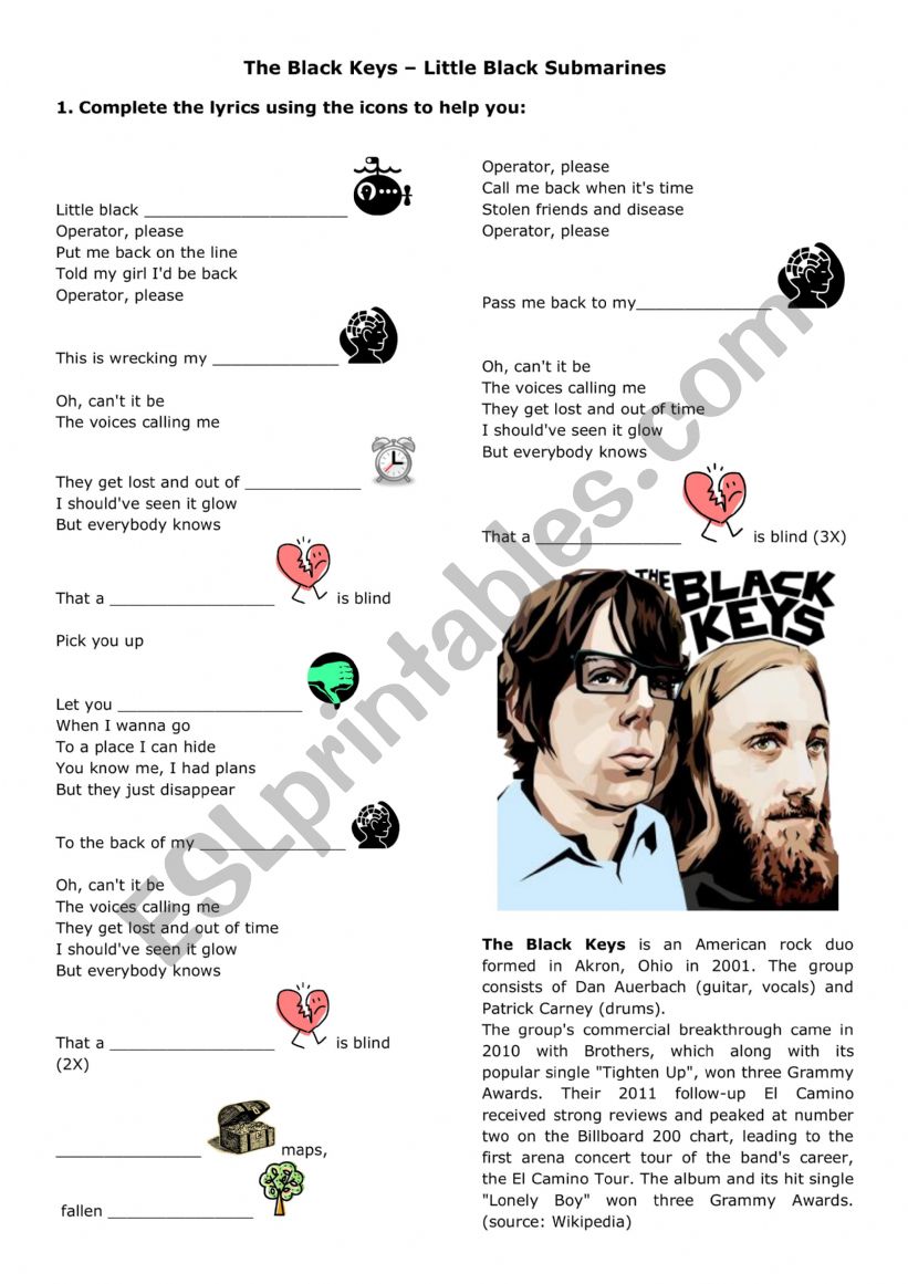 Little Black Submarines - The Black Keys