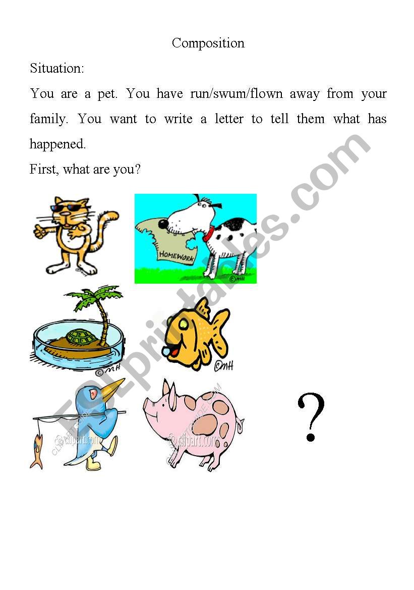 If I am a pet worksheet