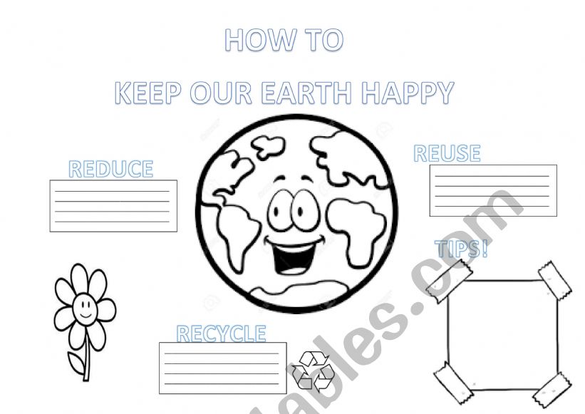 HOW TO SAVE THE EARTH worksheet