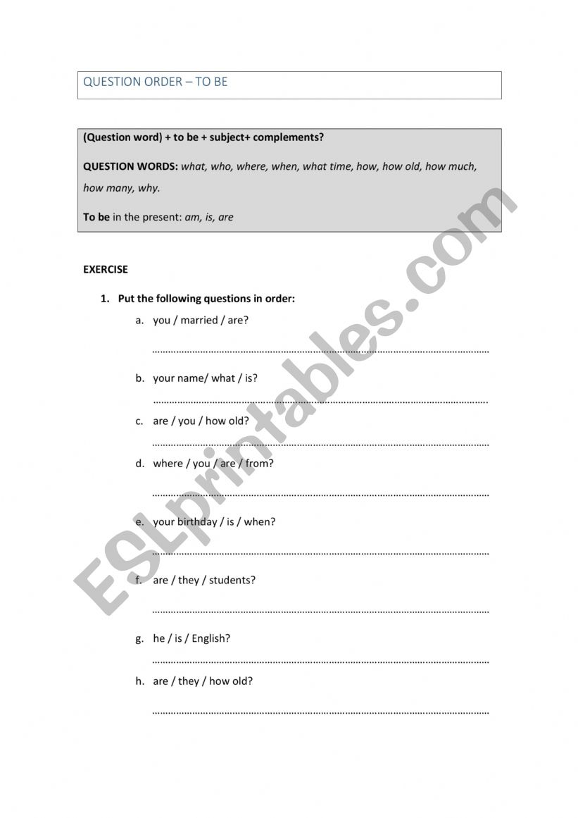 Question order in simple present 