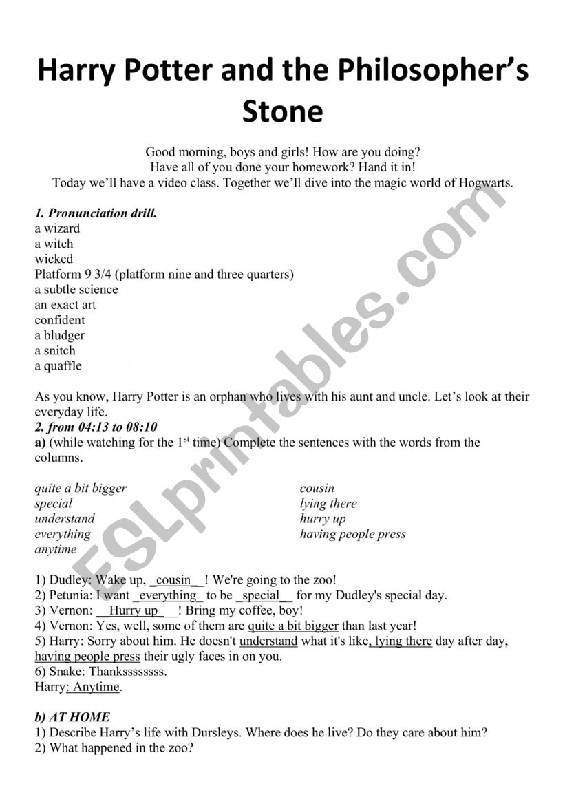 Harry Potter and the Philosopherâ€™s Stone