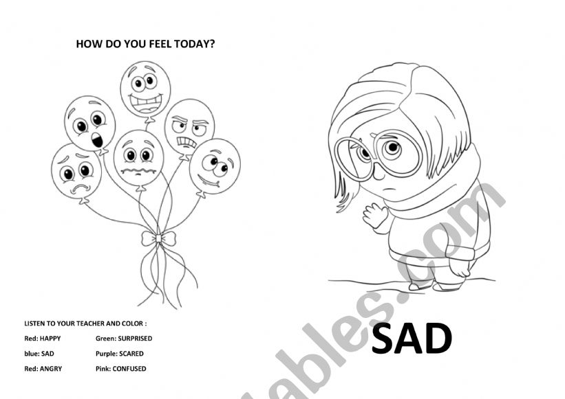 HOW DO YOU FEEL? worksheet