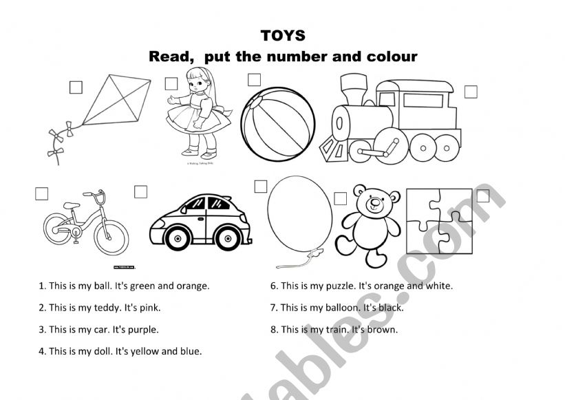read anfcolor worksheet