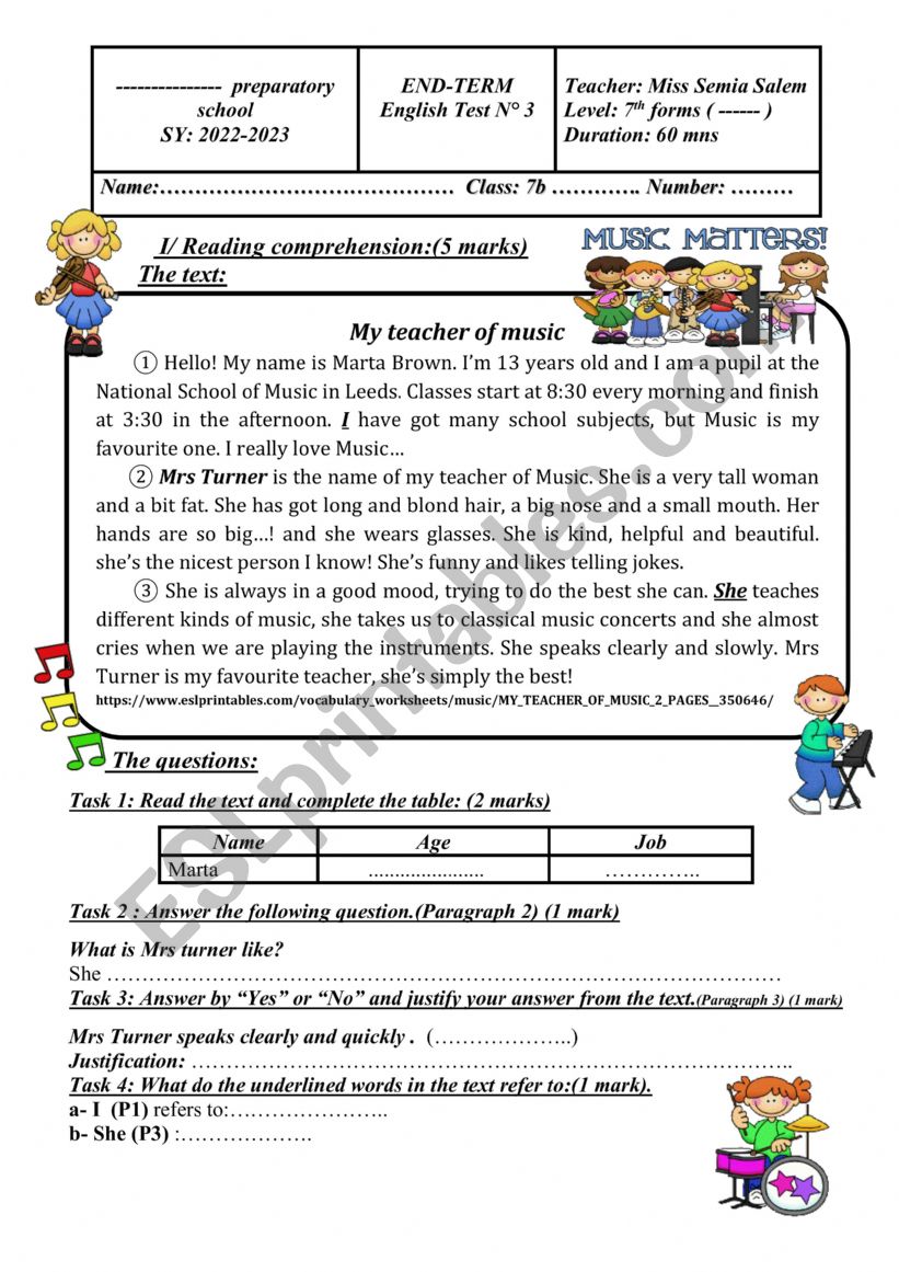 End-term test n3 worksheet