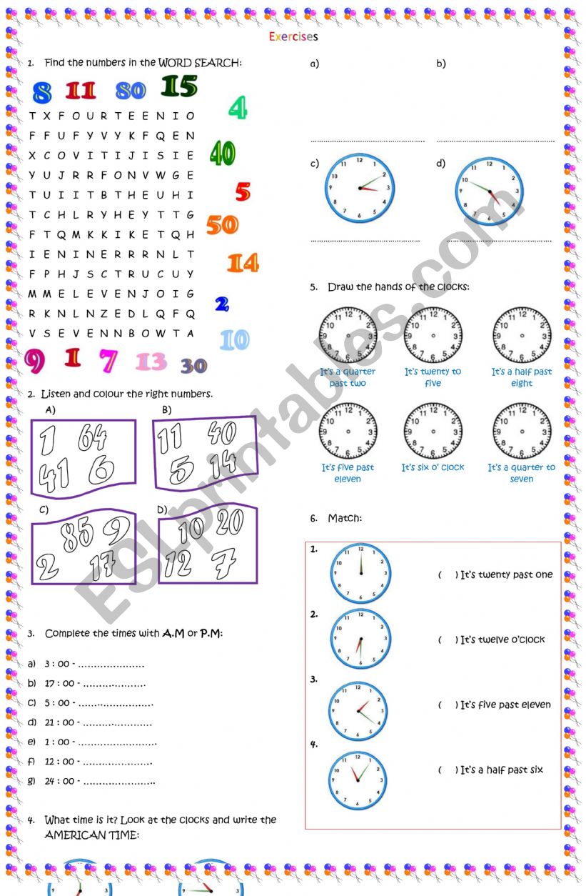 Worksheet worksheet