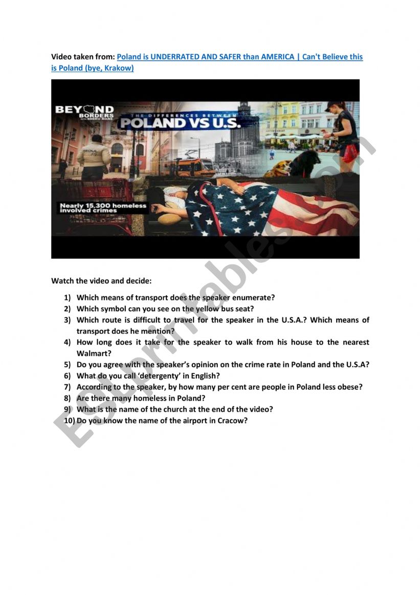 Poland is UNDERRATED AND SAFER than AMERICA | CanÃ¯Â¿Â½t Believe this is Poland (bye, Krakow)