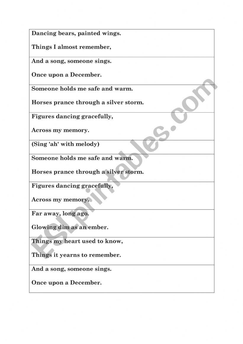 Disney_Anastasia worksheet
