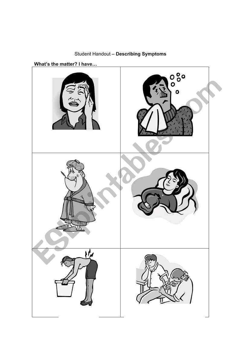 Symptoms worksheet