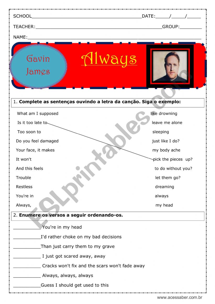 The Present Perfect worksheet