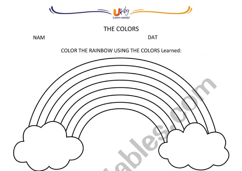 The colors worksheet