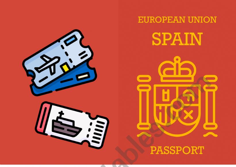 Spanish Passport worksheet