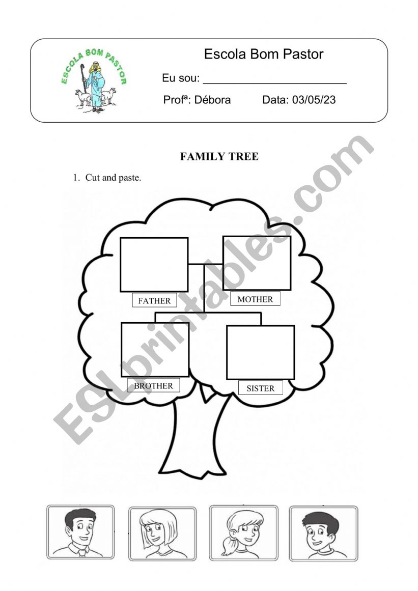 Family Tree worksheet