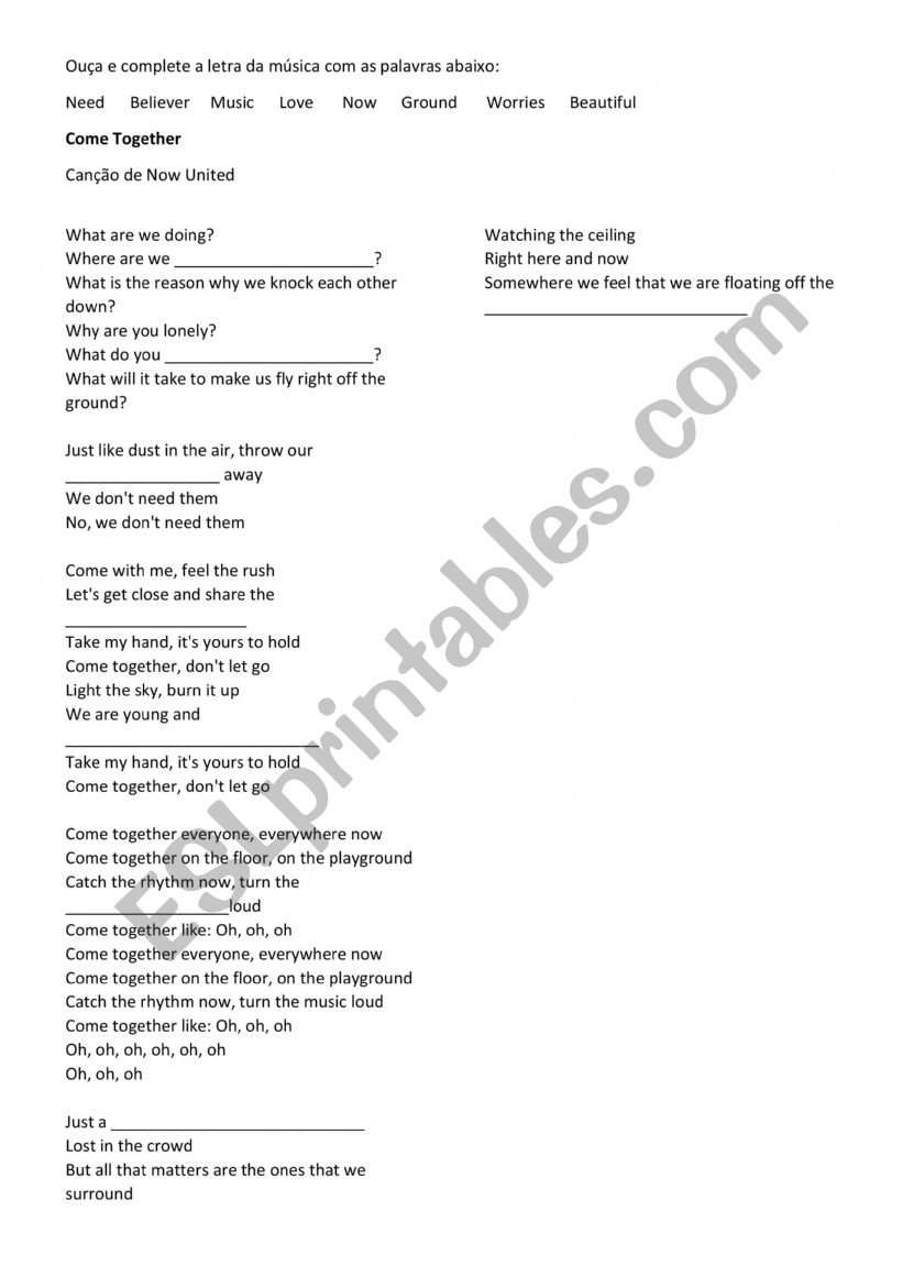 english-worksheets-come-together-listening