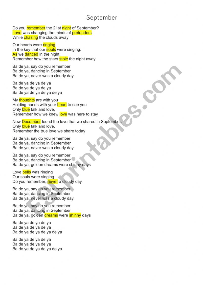 english-worksheets-music-appreciation-september
