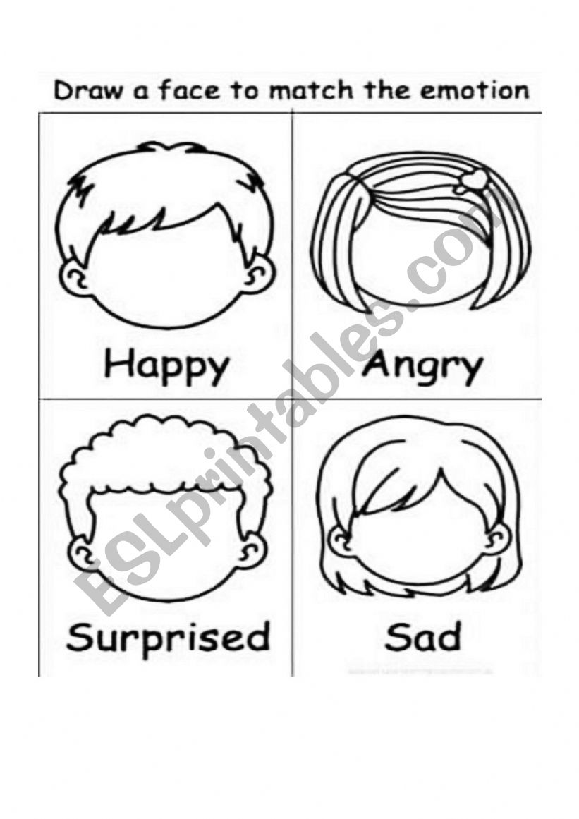 Feelings worksheet