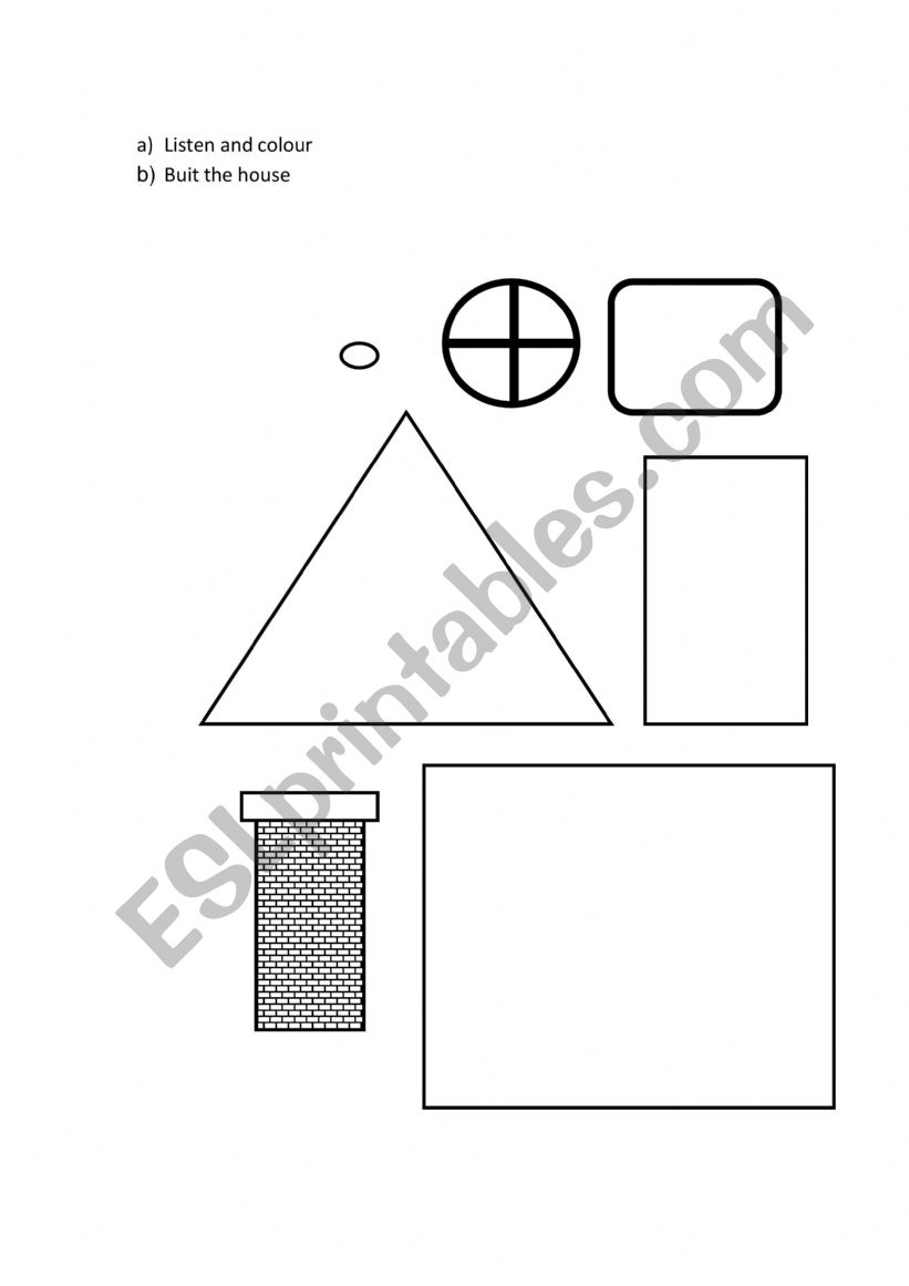 house parts worksheet