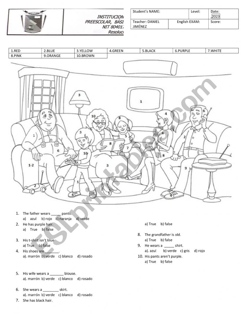 acumulativa sixth grade worksheet
