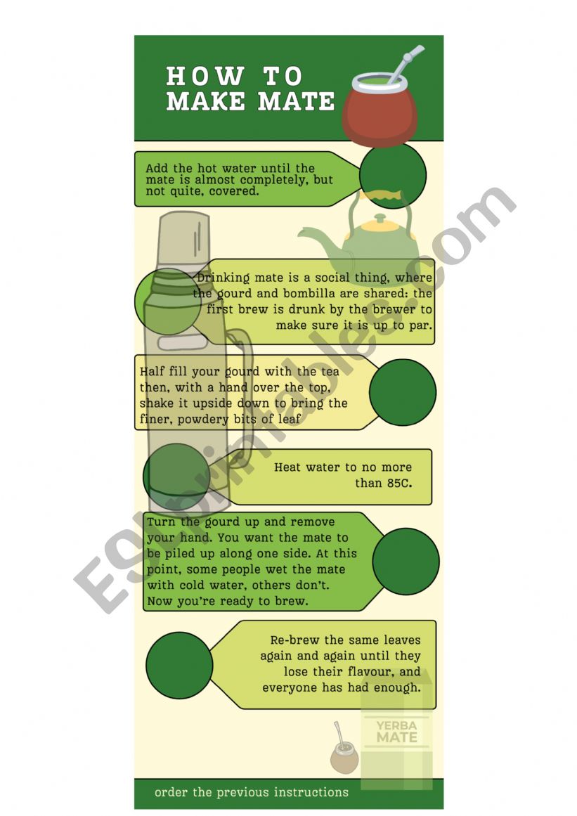 HOW TO MAKE MATE worksheet