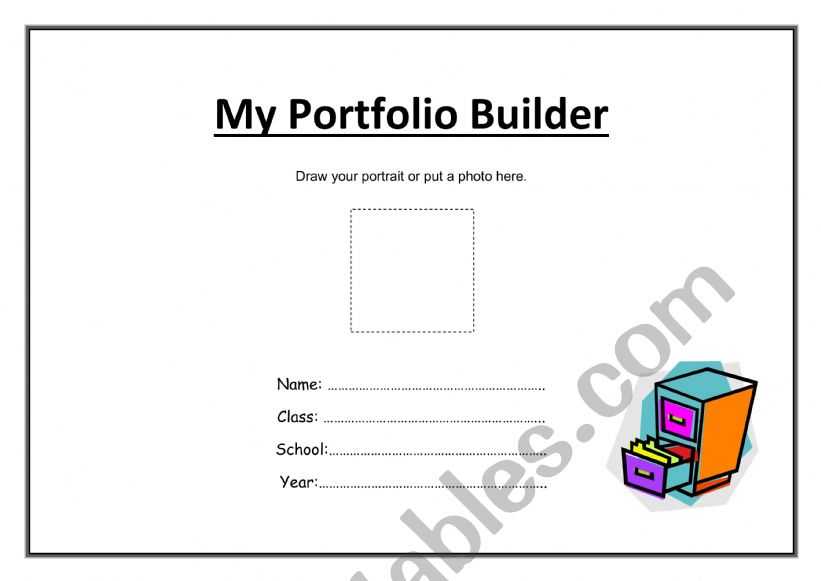 English portfolio worksheet