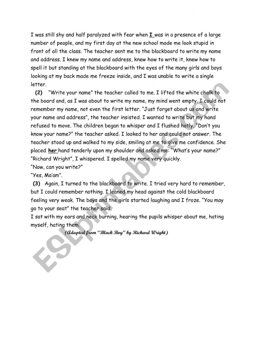 first day at school worksheet