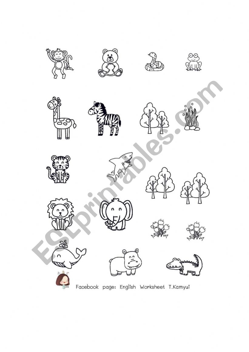 animals worksheet