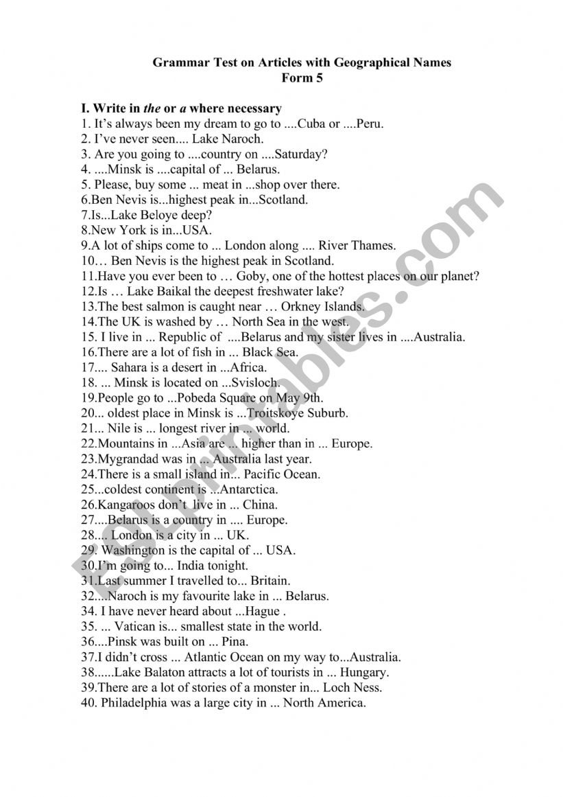 Articles with Geographic names Articles with Geographic names