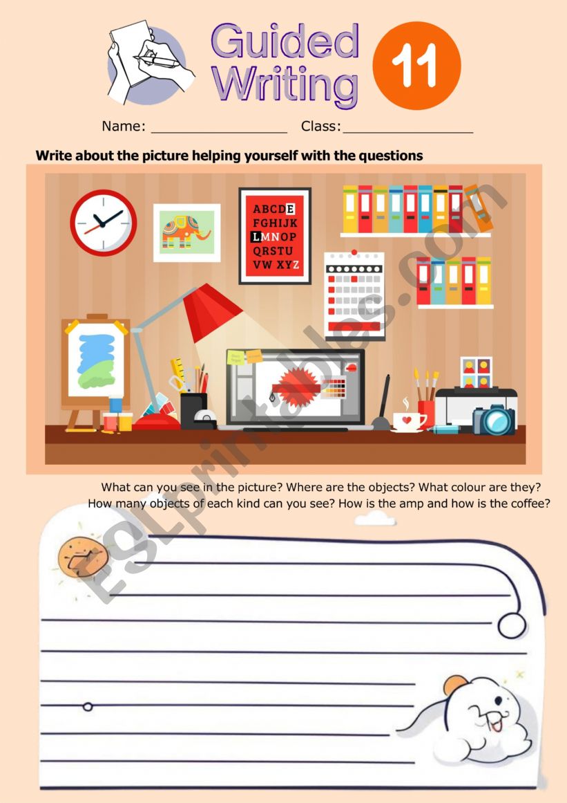 Guided writing 11 - in the office