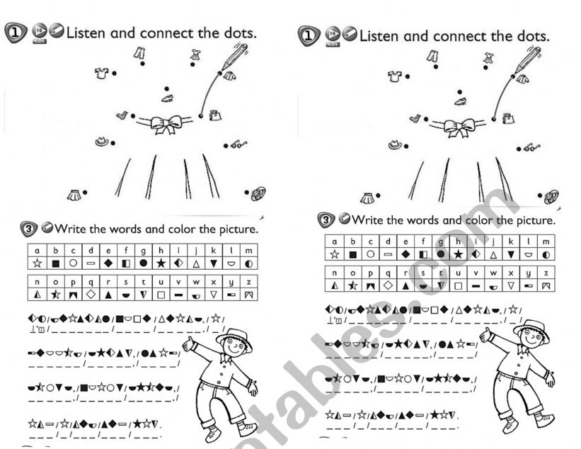 Printables for Kindergarten practice